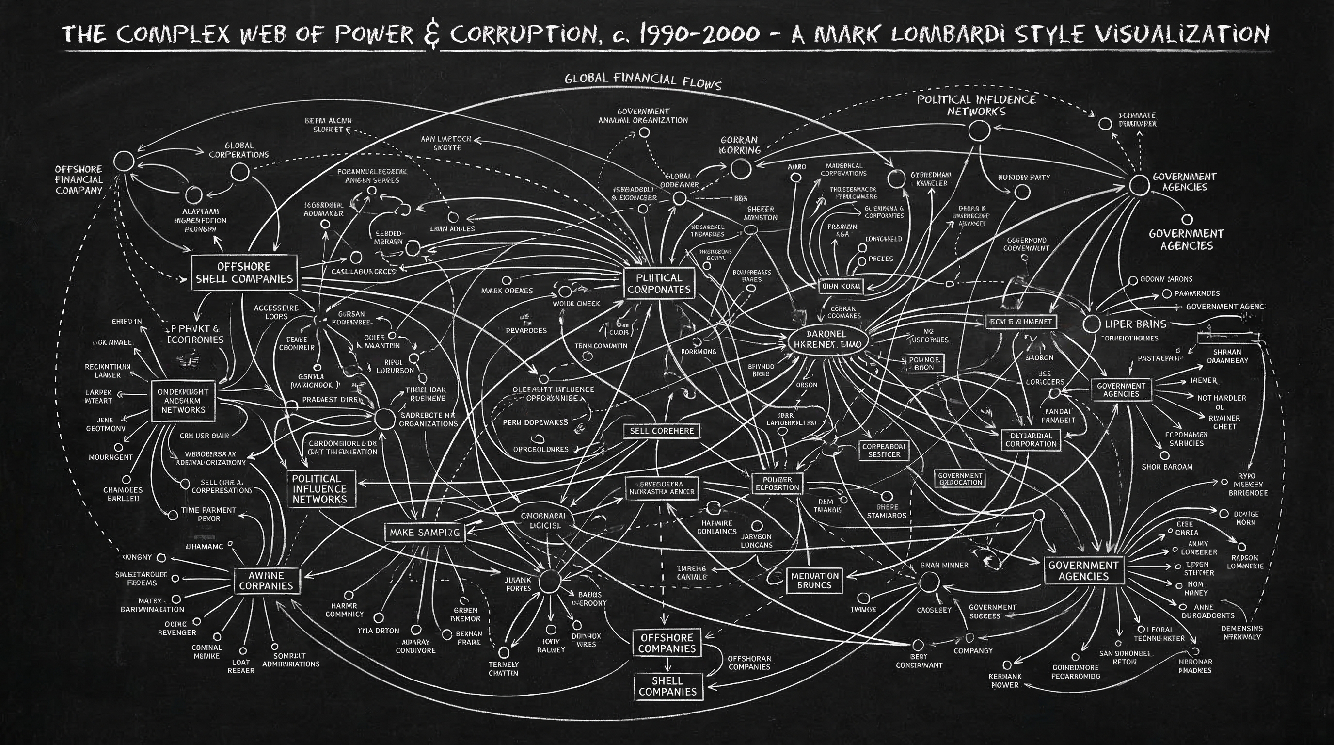 Network topology — the web of identities